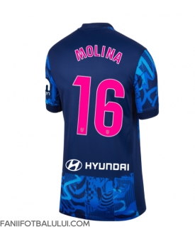 Atletico Madrid Nahuel Molina #16 Tricou Fotbal Replică 2024-25 Femei Treilea